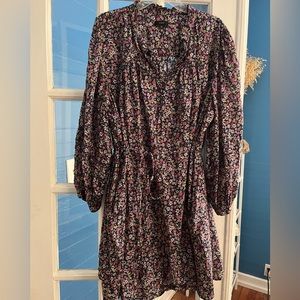 J. Crew floral mini dress